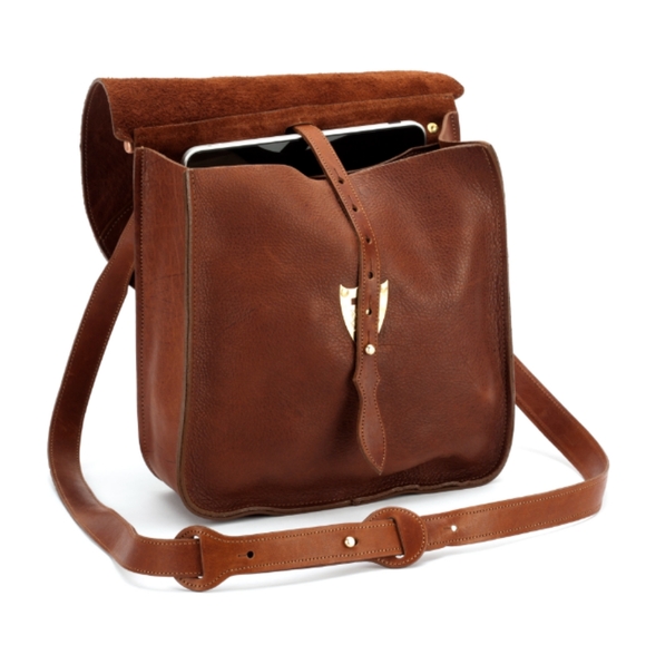 Chic Brown Leather Crossbody Bag - Picture 5 of 16